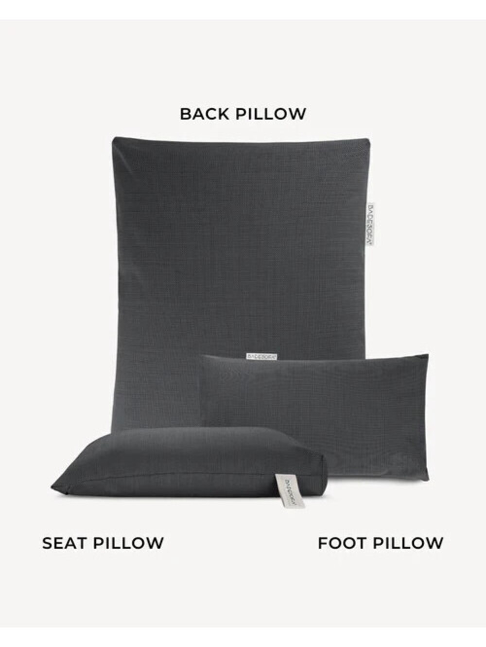 Brand New BADESOFA Full Bath Sofa - Complete Pillow Set *ALL COLOR AVAILABLE*